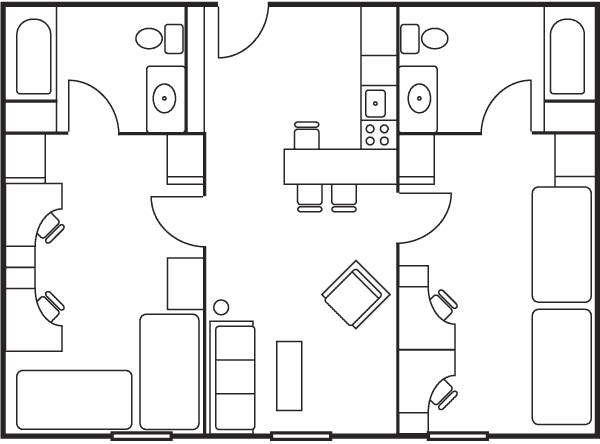Floor Plans Living on Campus