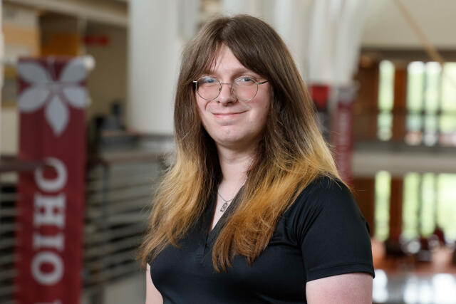 A headshot of First Year Experience Graduate Intern Eve Harvey