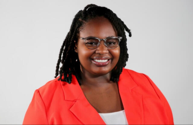 A headshot of Hall Director Kelsy Gibson