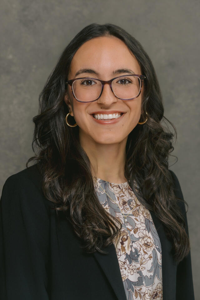 A headshot of Park-Stradley Hall Assistant Hall Director Julia Bertollo Scuccuglia