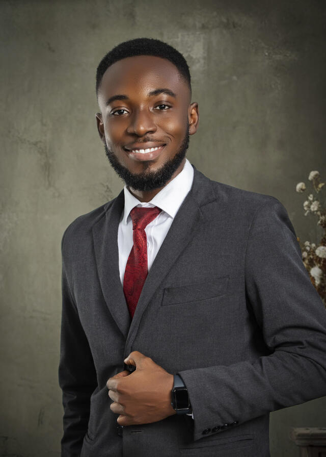 A headshot of Smith-Steeb Assistant Hall Director Joseph Boakye-Danquah